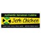 Signmission Authentic Jamaican Cuisine Jerk Chicken Curry Goat Banner Concession Stand Food Truck Single Sided B-96-30009 - alternate 1